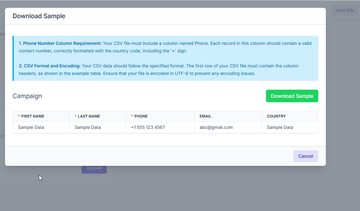 Formato CSV